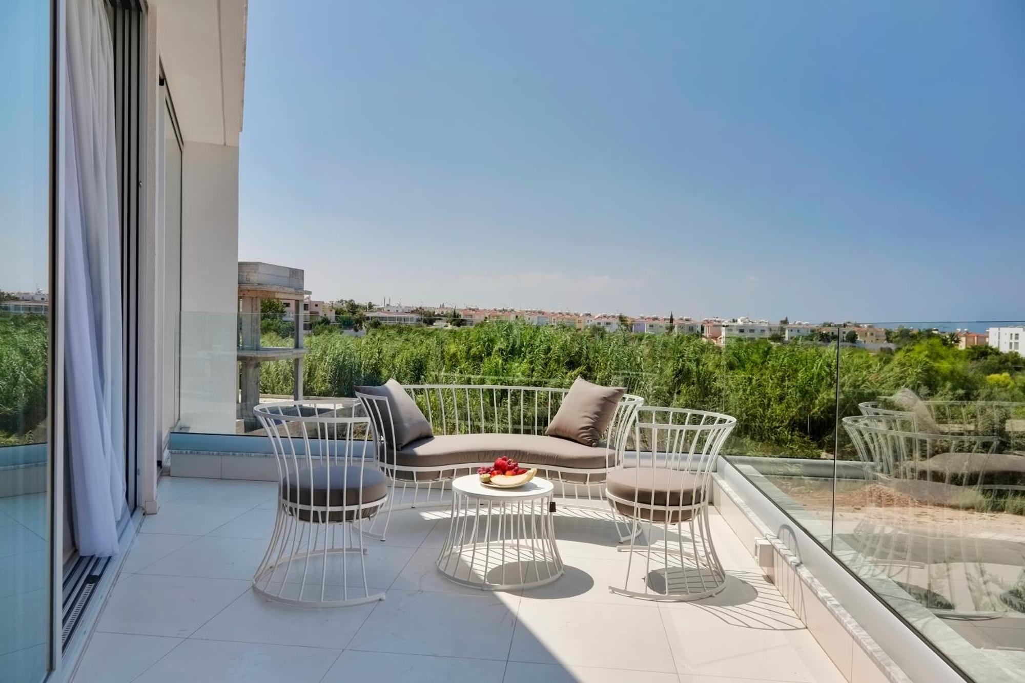 Seaview Luxury Villa Jacuzzi & Pool! 2 Min Beach بروتاراس المظهر الخارجي الصورة