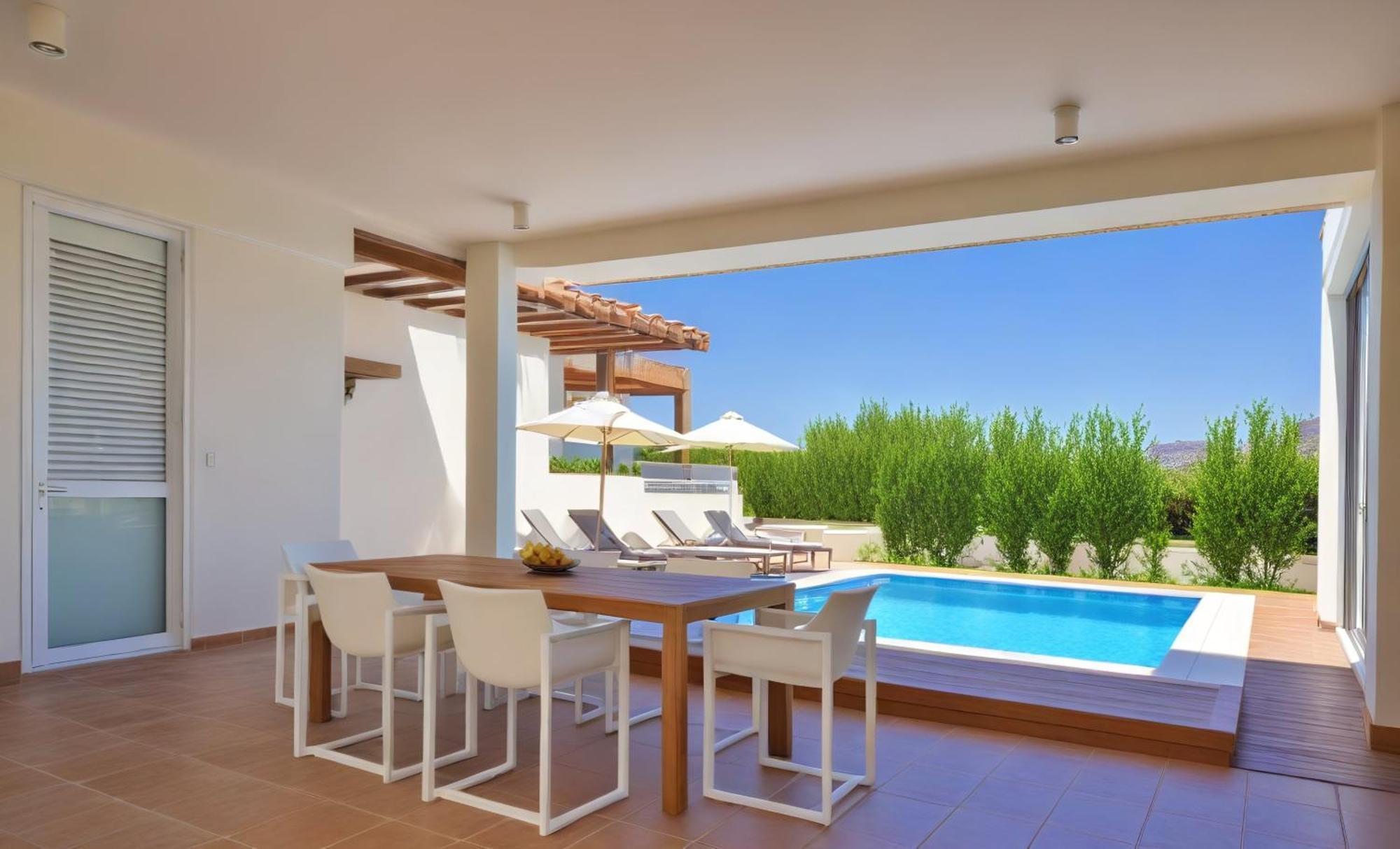 Seaview Luxury Villa Jacuzzi & Pool! 2 Min Beach بروتاراس المظهر الخارجي الصورة